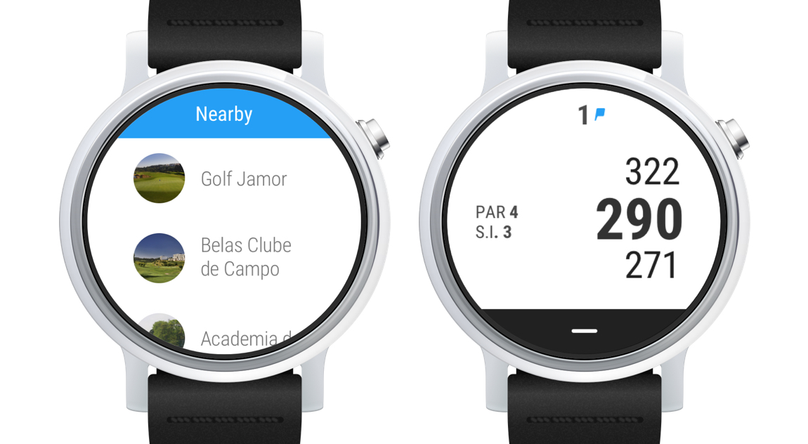 smartwatch golf app android
